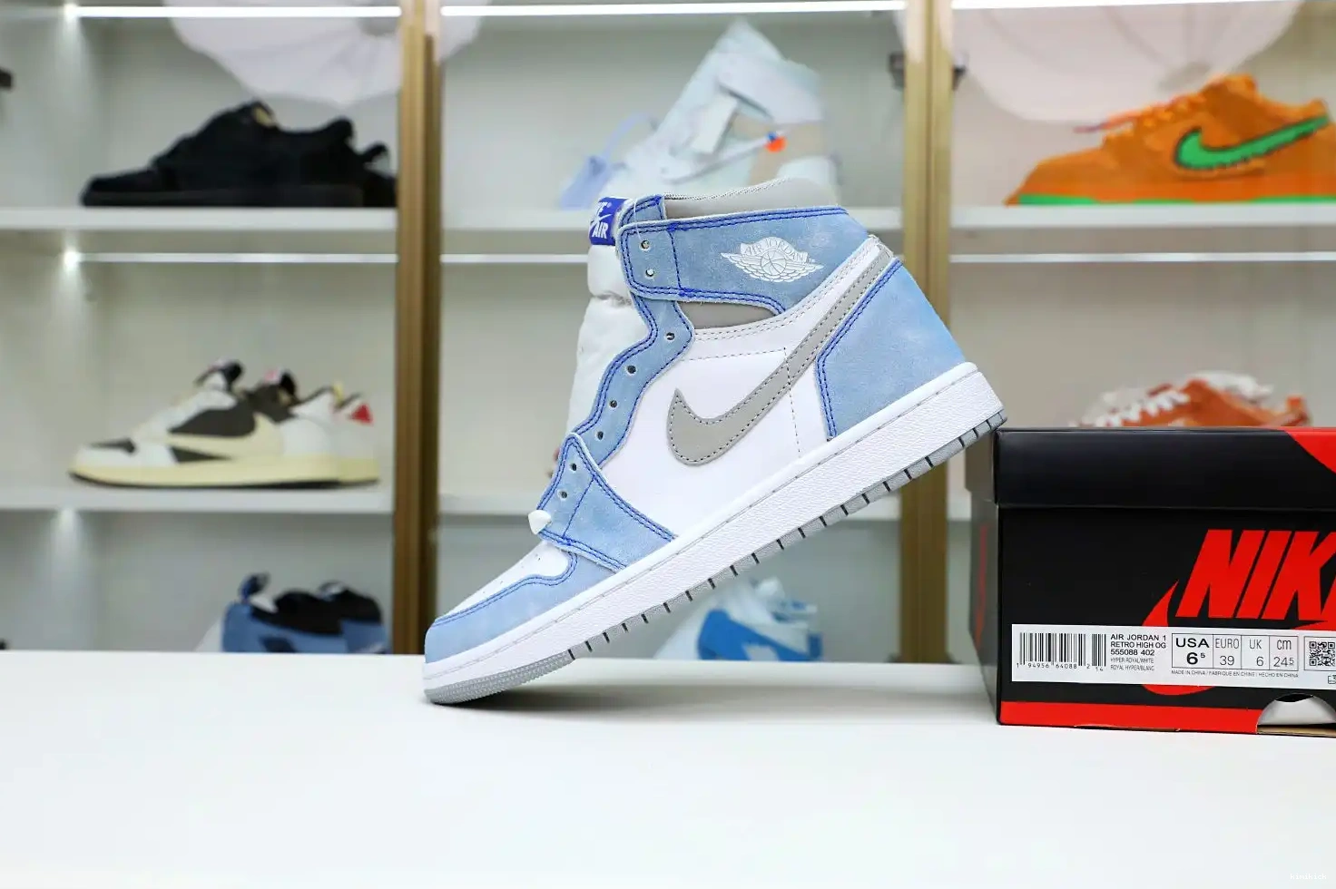 AIR JORDAN 1 HIGH Kimikick OG 'HYPER RETRO ROYAL' 0522